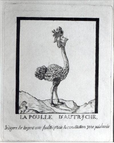 「ラポールドートリッシェ」、マリーアントワネットの似顔絵（1755-93）1791 作： French School